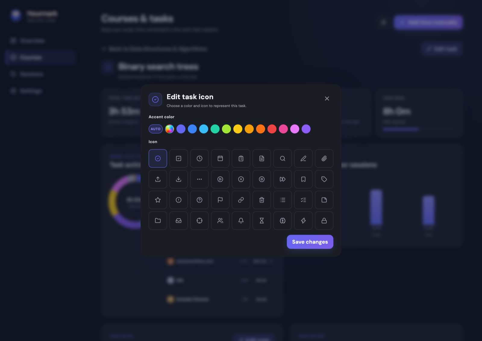 Edit task icon